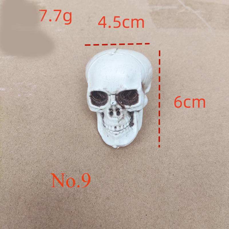 Horror Simulation Skull Head Halloween Prop Decoration Ghost House Bar Chamber Atmosphere Ornament