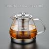Heat-Resistant Glass Teapot: Induction Cooktop-Ready Kettle for Boiling Water and Brewing Tea