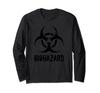 Grunge Style Resident Evil Distressed Black Long Sleeve T-Shirt Novelty Gift