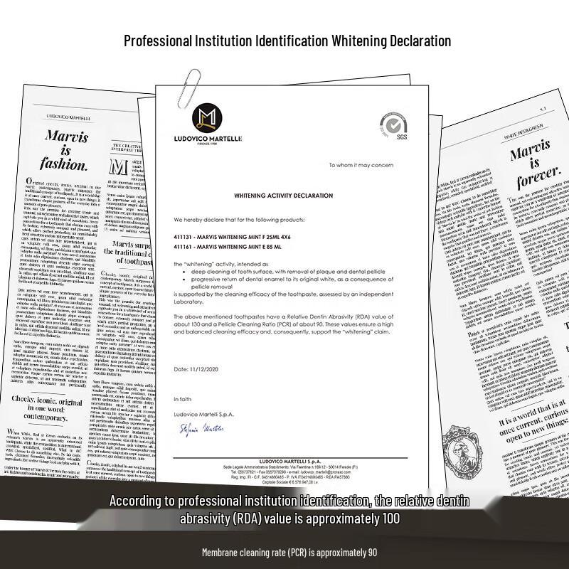 MARVIS Silver Whitening Mint Toothpaste 2-Pack