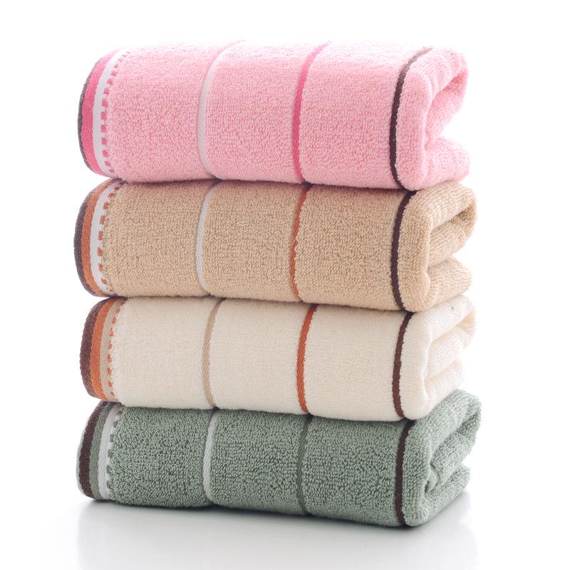 Soft, Absorbent Cotton Face Towel: Ideal for Men & Women, Embroidered Logo, Perfect for Adults