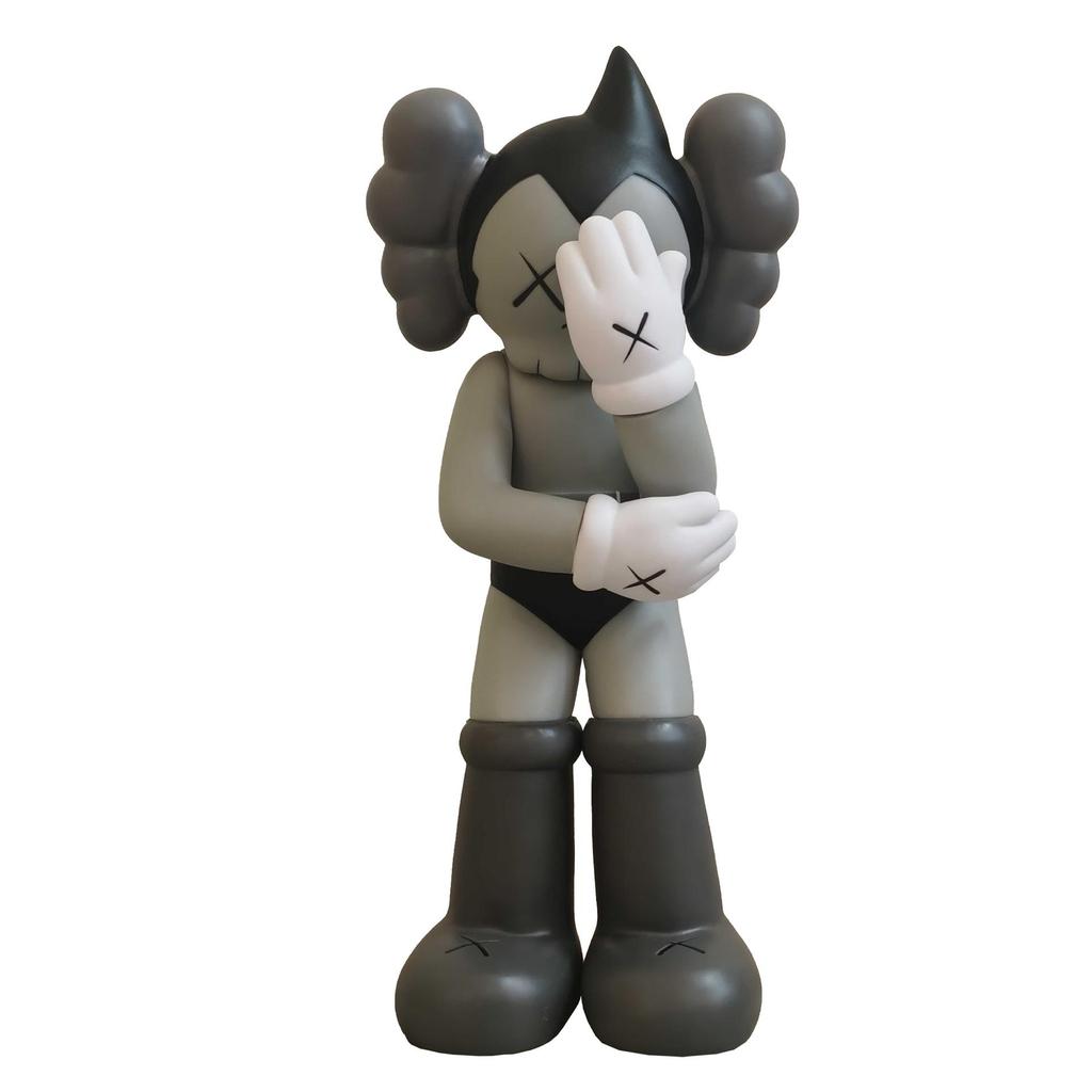 Kaws Semi-Dissected Bear Figure Ornament - Trendy Decorative Toy for Living Room Collection Gift