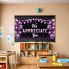 Starry Decoration Appreciation Banner Gratitude Banner Celebration Decoration for Holiday Celebration Corporate Party