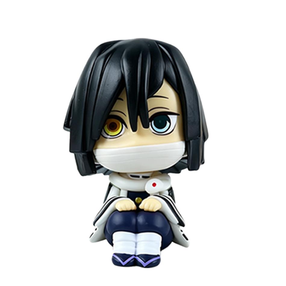 Anime Demon Slayer Kimetsu No Yaiba Figurine Tomioka Giyuu Kochou Shinobu Action Figures PVC Model Statue Collection Toys Gifts