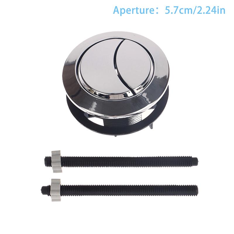 1Pc Universal Dual Flush Toilet Water Tank Button Round Flushing Valve Push Button Closestool Replace Push Buttons L