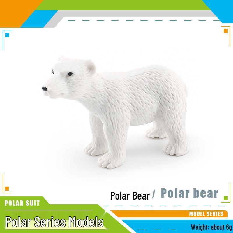 Popular Simulation Arctic Animal Figurines: Polar Bear, Fox, Seal, Walrus, Whale