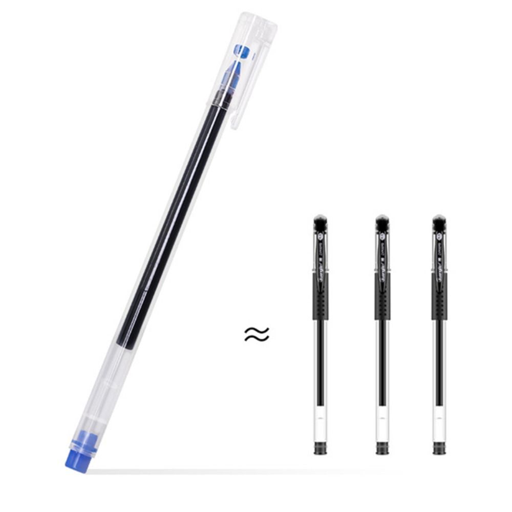 10PCS Needle Tip Gel Pen Black/Blue/Red Ink Signature Pen Students Gift Writing Pen  Students