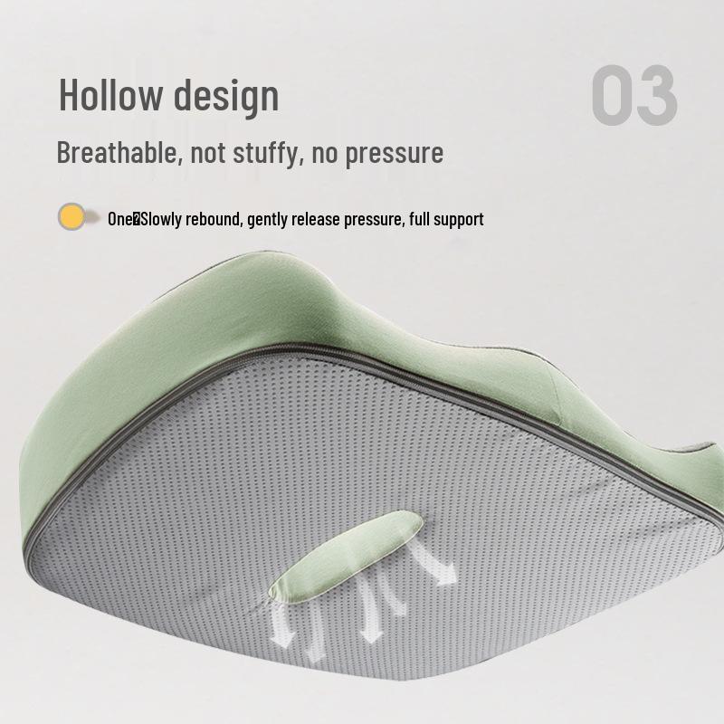 Ergonomic Memory Foam Office Chair Cushion for Lumbar Support and Long Sitting Comfort