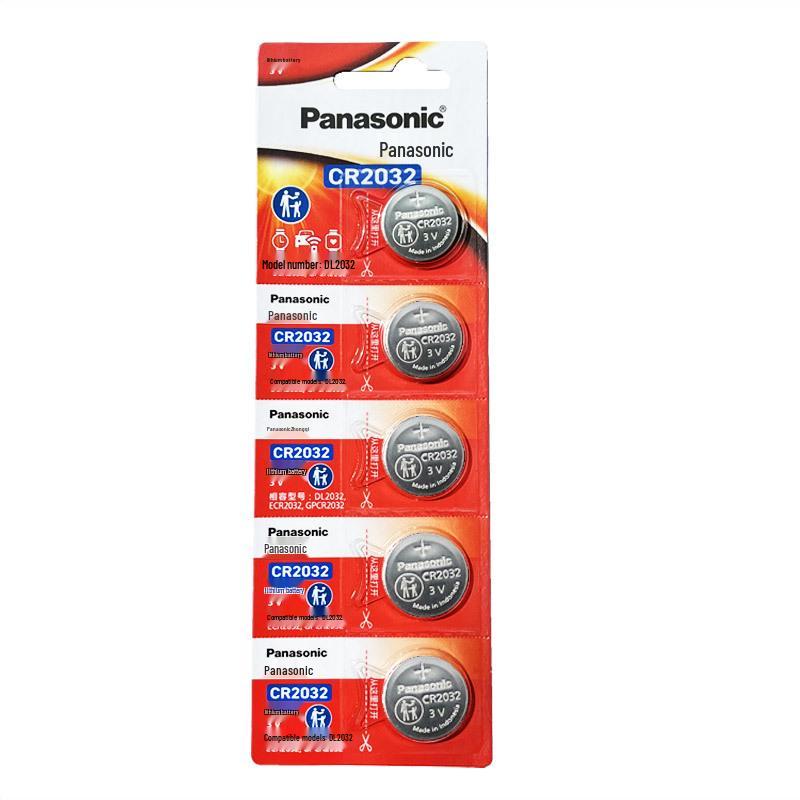 Genuine Panasonic CR2032, CR2025, CR2016 3V Button Batteries for Car Key Remotes.