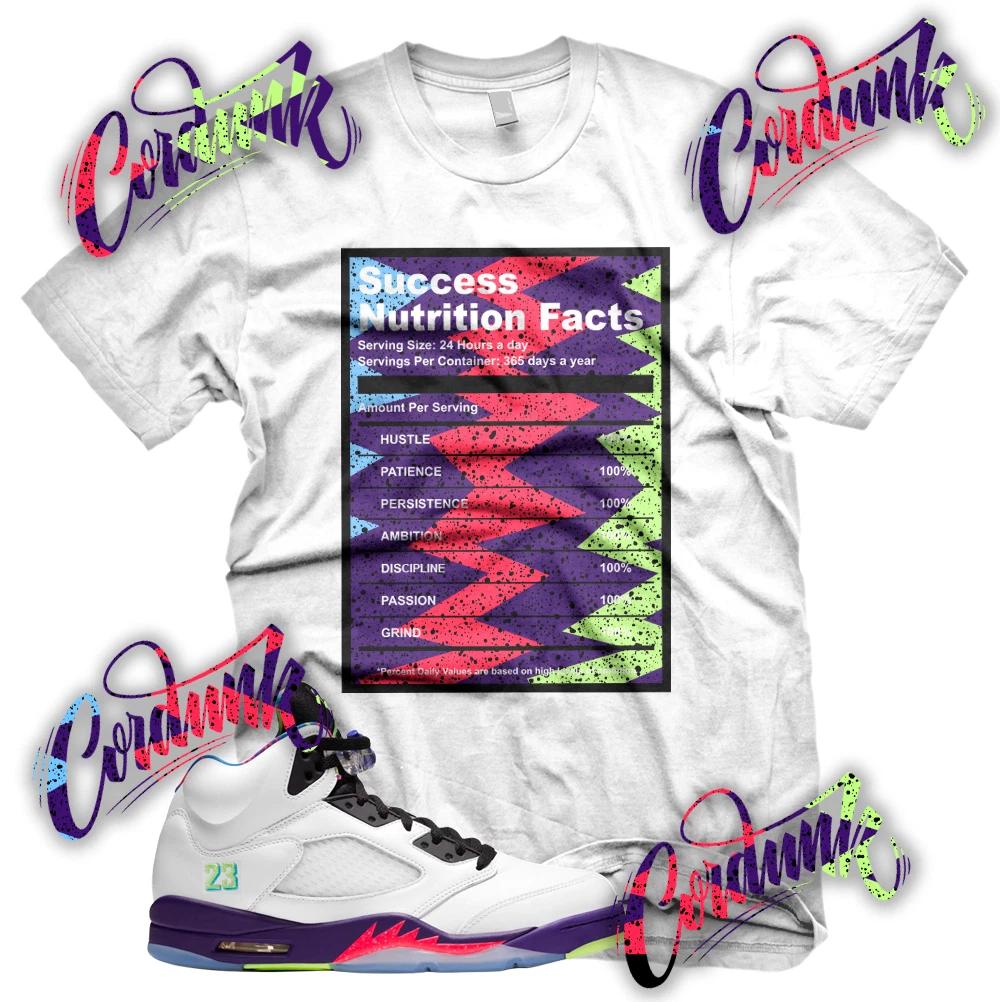 New White SUCCESS FACTS Sneaker T Shirt for J1 5 Alternate Bel Air V S