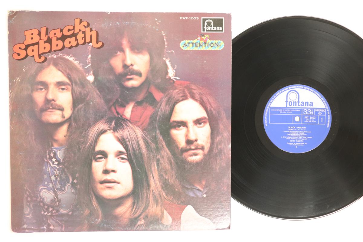 

LP Record BLACK SABBATH Attention PAT1003 FONTANA 1975 Japan Metal Used