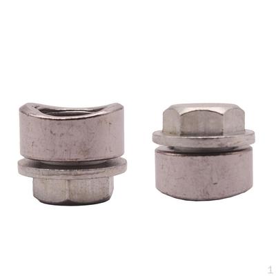2 Pieces Exhaust Fitting Bung M18x1.5 18mm