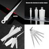 Professional Tapered Feeler Gauge Set Featuring Even Edges High Accuracy Gaps Gauges for Safe Mechanical Adjustments