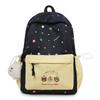 Cartoon Embroidered Student Schoolbag Girls Large Capacity Backpack