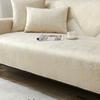 Vergoldete Figur Sofabezug für Wohnzimmer Couchkissen Modern Leder Eckbankbezug Vier Jahreszeiten Universal Sofahandtuchbezüge