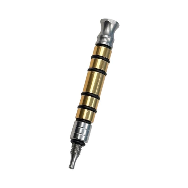 Detail Repair Tap Down Pen with Metal Body and Three Contact Heads for Vehicle Panel Finishing, Storage and Routine Workshop Use Carry