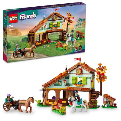 Podzimní stáj LEGO Friends 41745 Hrací blok Dárek Zvířecí Zvířecí Dívky 7 let ~