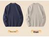 Men's 450G Seamless Half-High Collar Wool Sweater - Thickened Warm Knit Base Layer for Autumn/Winter