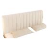 Plush Upholstered Bed Headboard Cover - Thick, Soft, Universal Anti-Collision & Dustproof Full Coverage Backrest Cover