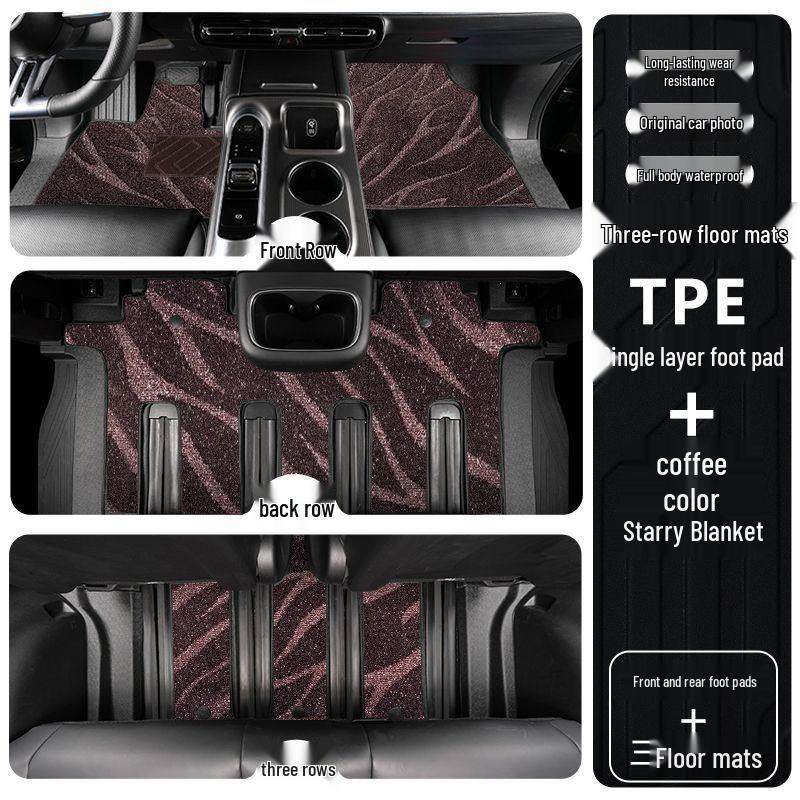 Lynk & Co 900 TPE Floor Mats 2025: Full Coverage Decorative Interior Car Accessories