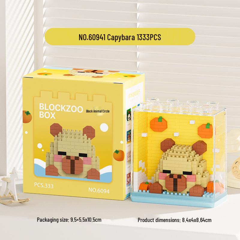 

Micro Bricks Zoo Series Educational Toys for Boys and Girls (Set 6089-6100)