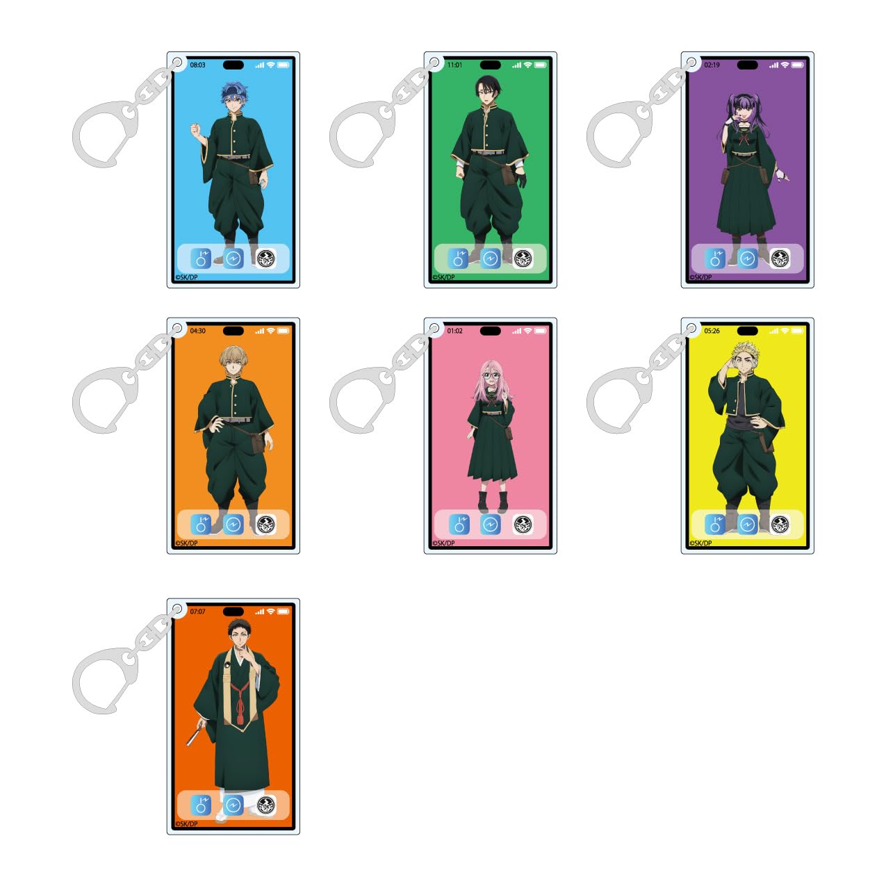 Dead Account Trading Smartphone-Style Acrylic Keychain (Box of 7)