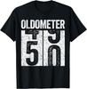 Oldometer 50th Birthday Gift Funny Retro Vintage T-shirt