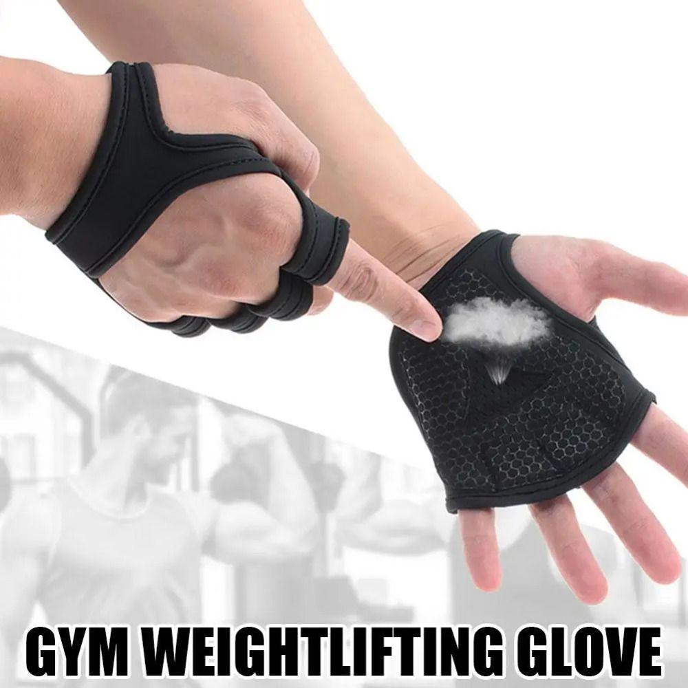 1 Pair Non-slip Fitness Palm Protect Pads Women Weightlifting Hand Protect Pads  Deadlift
