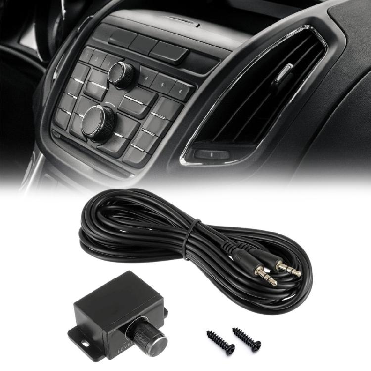 Vehicle Audios Controller Knob Car Amplifier Volumes Regulator AUX Volumes Knob Quick Install Bass Subwoofer Adjuster