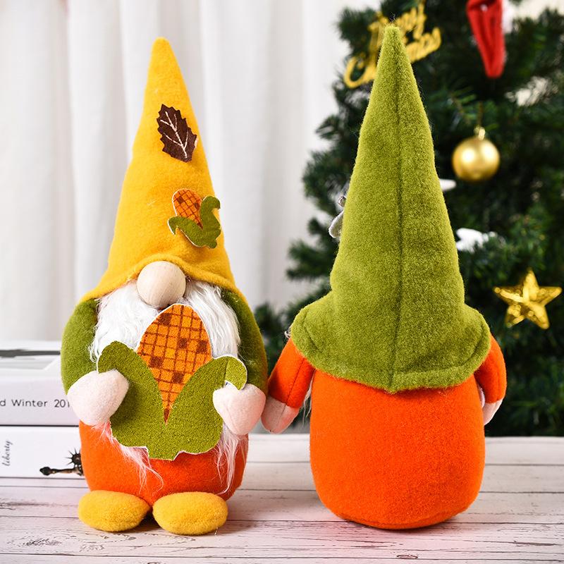 Autumn Christmas Faceless Claus Ornament Doll Pendant Christmas Doll