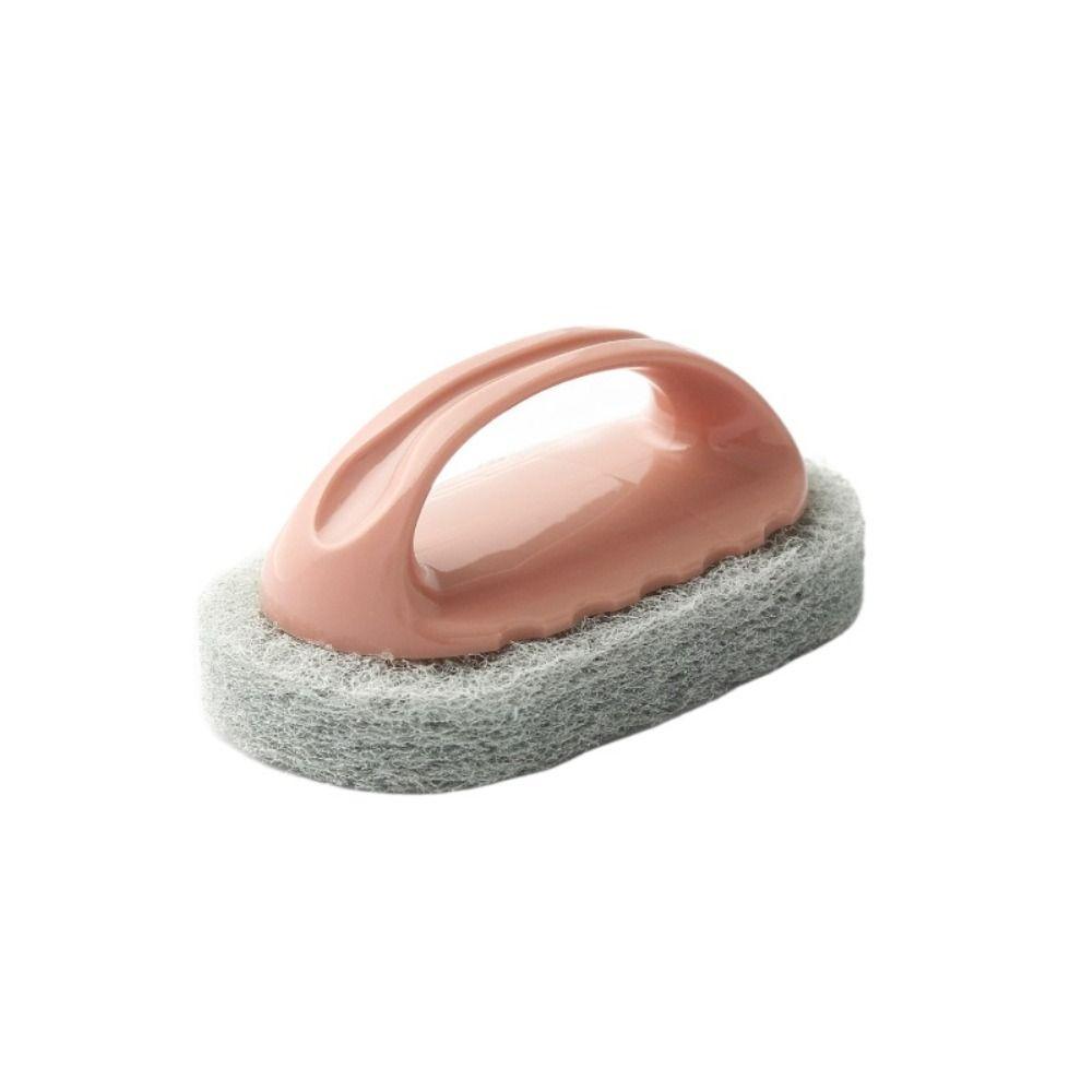 Plastic Sponge Cleaning Brush Convenient Tile Brush Washing Tools Bathtub Brush  Glass
