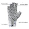 BASSDASH Angeln UPF Unisex Handschuhe, 3/4 Finger, 50+, Rutschfest,
