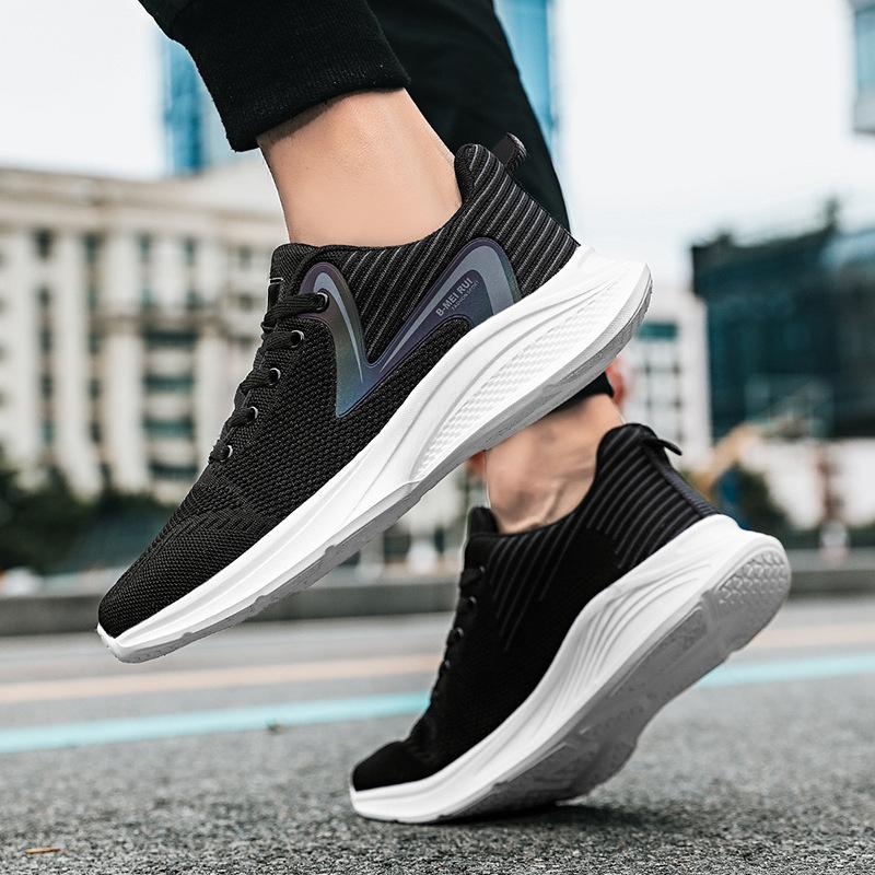 

New trendy shoes fashionable mesh fly-woven running shoes men s sports shoes 44