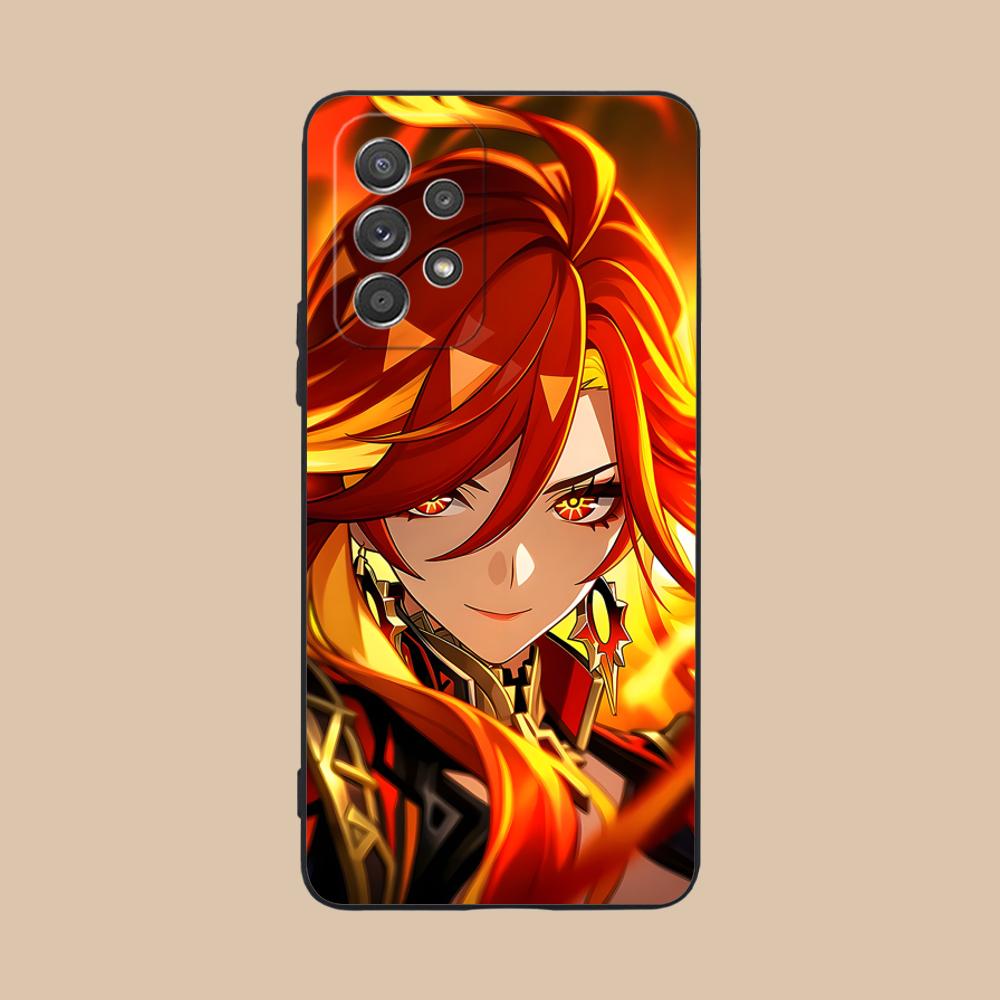 

Игровой чехол GI Mavuika Матовый ТПУ для мобильного телефона Samsung Galaxy M55 54 42 35 34 33 32 23 22 15 14 13 12 F55 5G Цветной чехол Galaxy F04