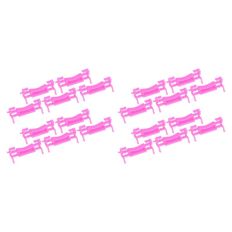 20Pcs/set Roof Molding Clip Fastener Retainer 7403A143 Fit for Mitsubishi Lancer Outlander Sport 2011-2017 Pink Plastic
