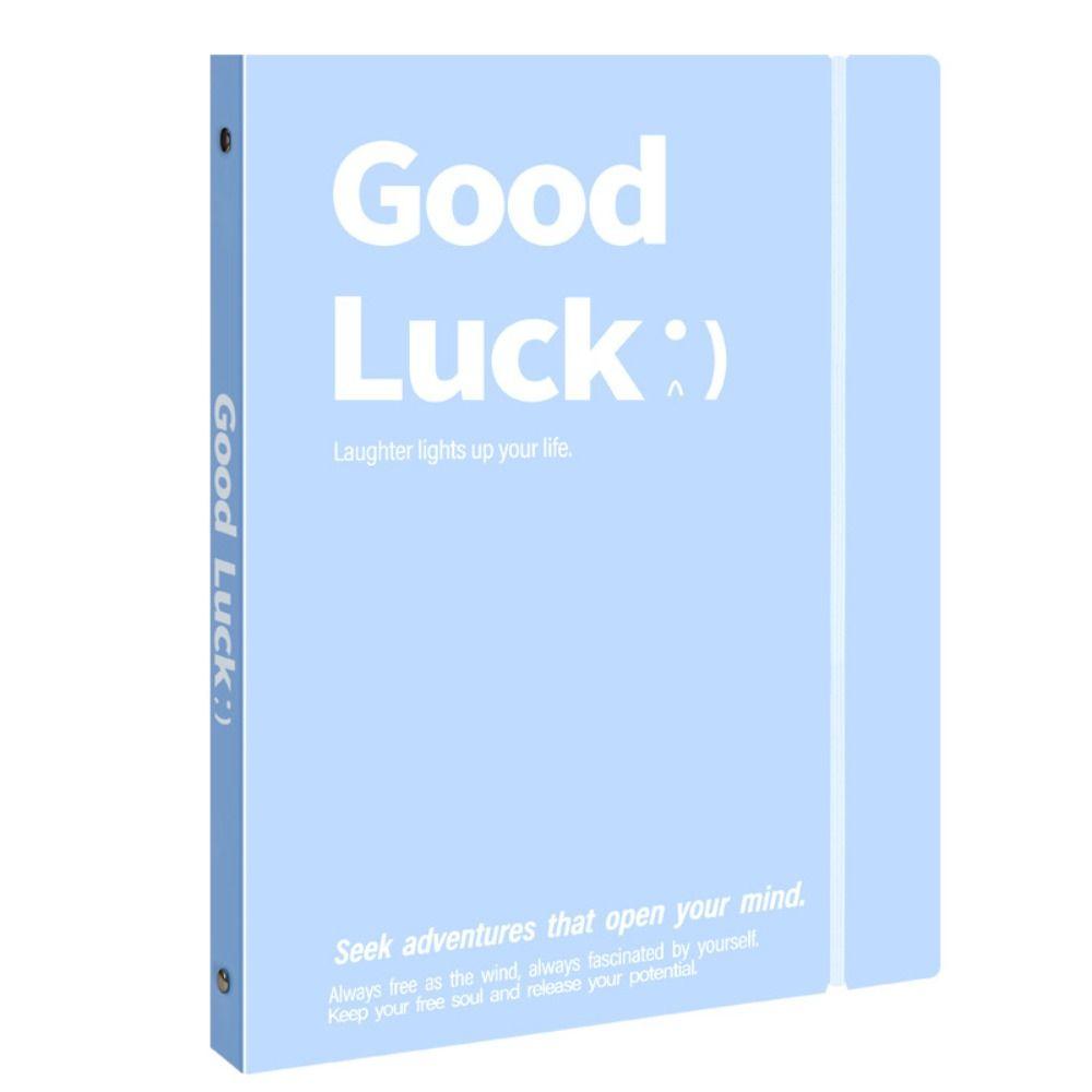 Loose Leaf Data Book Transparent Office Storage Booklet Simple File Bag  Gift