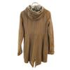 AVIREX Belle Sheepskin Leather Coat M Beige Women Used