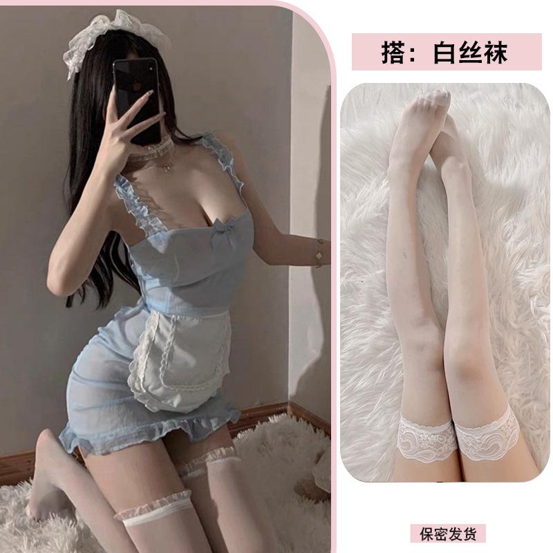 Suspender lingerie little maid pure lust lace suit sexy advanced girl nightdress cosplay woman