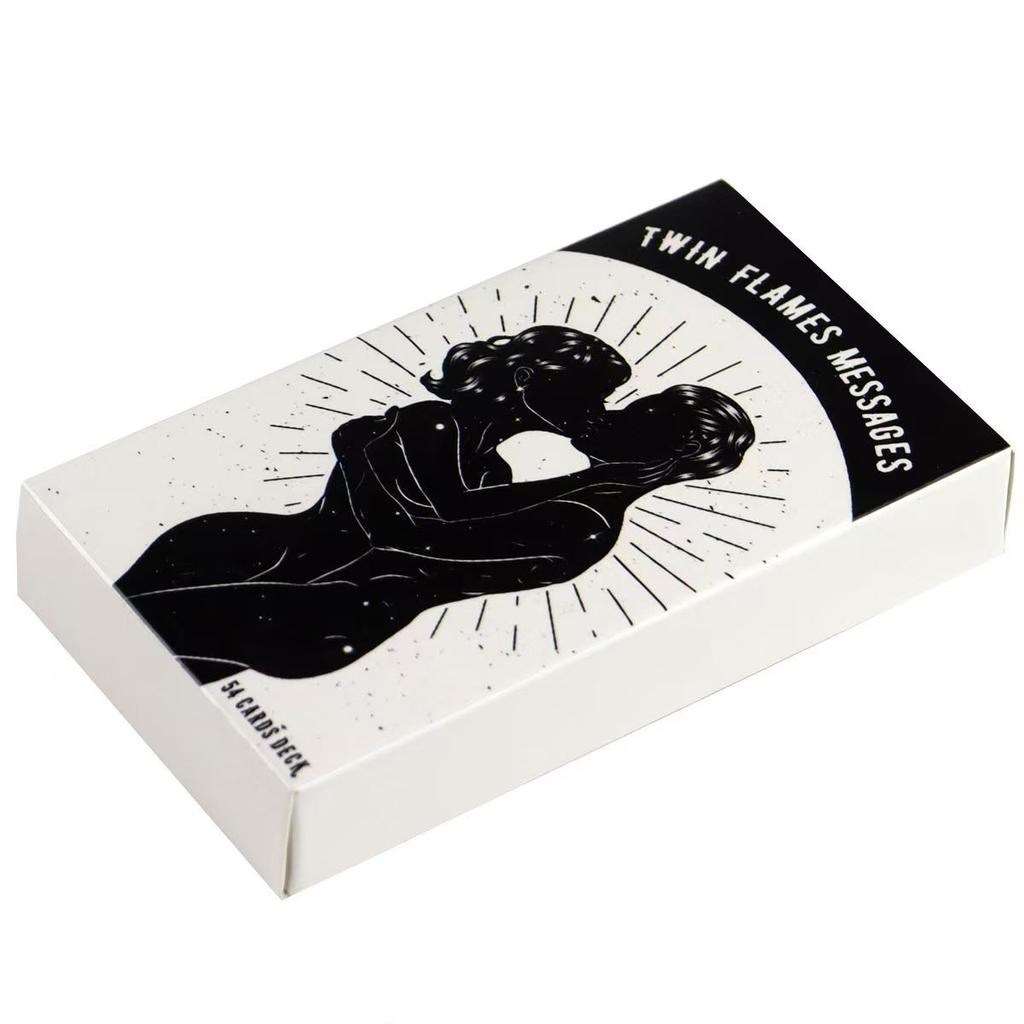 10.3*6cm Twin Flame Messages Oracle Cards Soulmate Deck for Psychic Love & Relationship Readings 54 Pcs Cards
