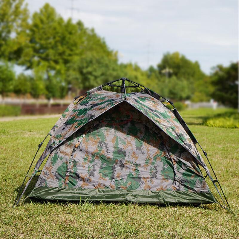Shark Lang Automatic 2-3 Person Rainproof Camouflage Camping Tent