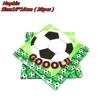 Football-themed Party Package - Green Football Birthday Party Decoration Supplies, Disposable Tableware, Football Set