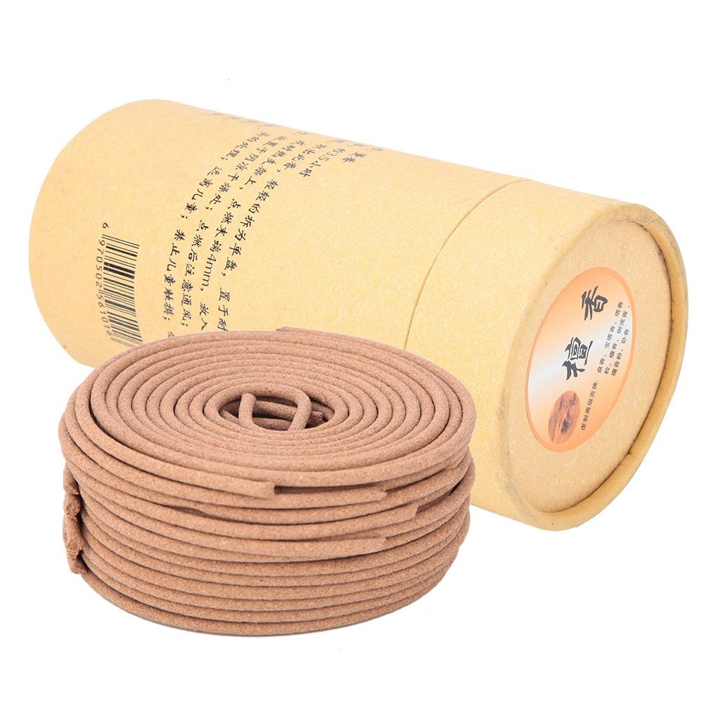 Sandalwood Incense Coil Natural Medicine Herbs Scent Aroma for Yoga Home Decor (Sandalwood)
