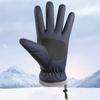 Drawstring Rope Skiing Gloves PP Cotton Waterproof Mittens Gift Plush Thickened Gloves  Winter