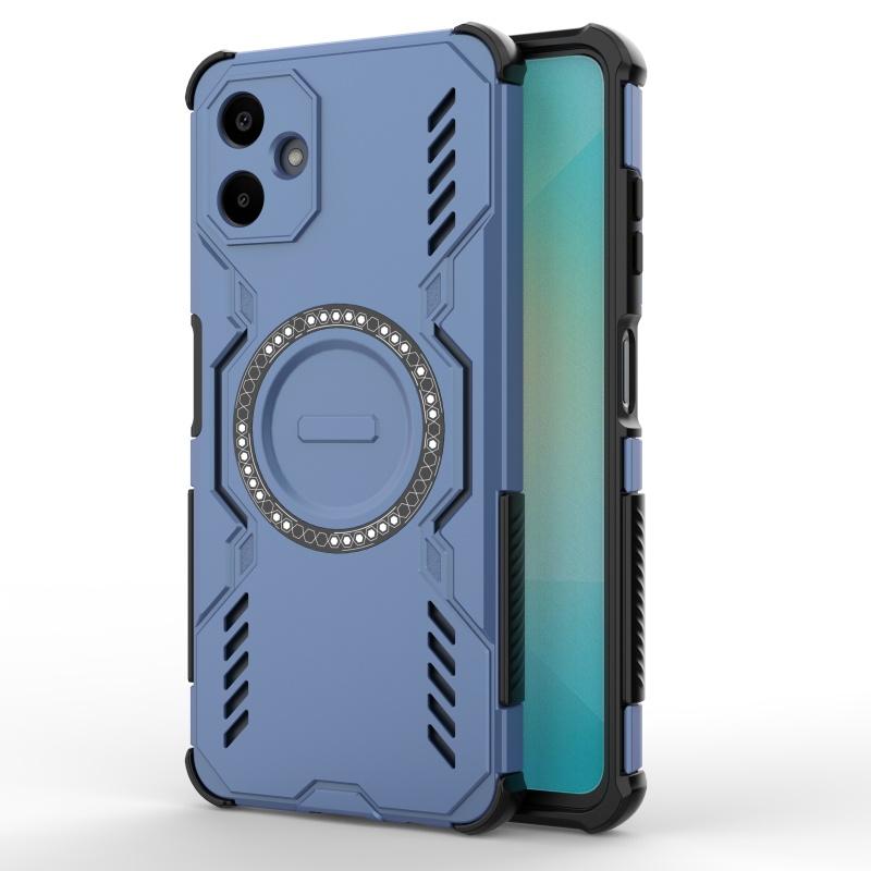 Magnetic Luxury Armor Shockproof Case For Samsung A06 Capas Luxury Colour Hard Shockproof Circular Magnetic Samsung Galaxy A06