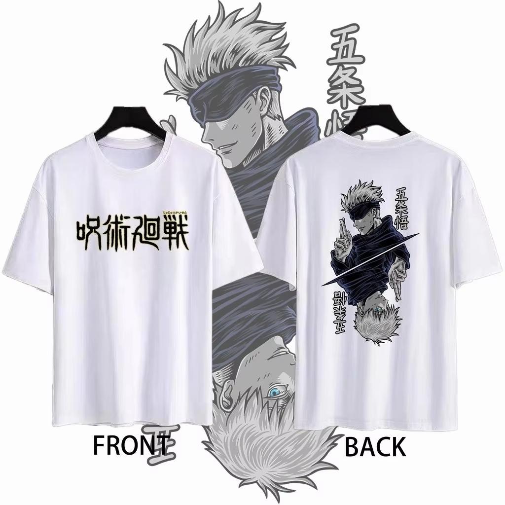 2026 Jujutsu Kaisen 5th Anniversary Special T-shirt Cotton Anime Peripheral Short Sleeve Unisex Kids Adults Comfortable Soft Top