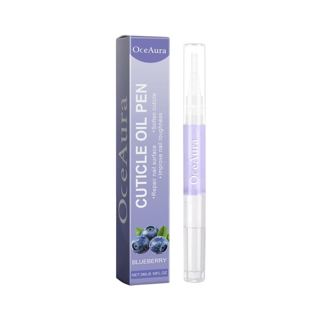 Масло для ухода за ногтями Oceaura Blueberry для укрепления и восстановления слабых ногтей