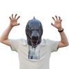 Black Simulation Gray Latex Headgear Cosplay Prop For Party Halloween