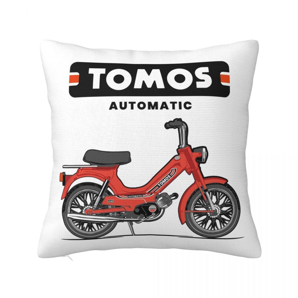 Tomos Automatic  Blue Square Pillowcase Pillow Cover Polyester Cushion Decor Comfort Throw Pillow for Home Bedroom