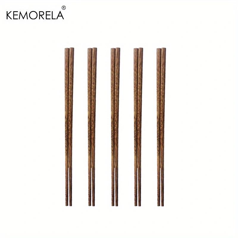 

5PCS Natural Wooden Chopsticks No Paint No Wax Japanese Hotel Restaurant Special Chopsticks For Ramen Rice