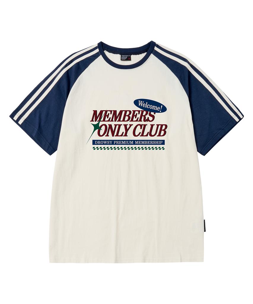 Deulousi Dw Club Raglan Short Sleeve T-Shirt 5 Colors